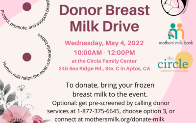 Breast Milk Donation Drive: Santa Cruz Breastfeeding Coalition