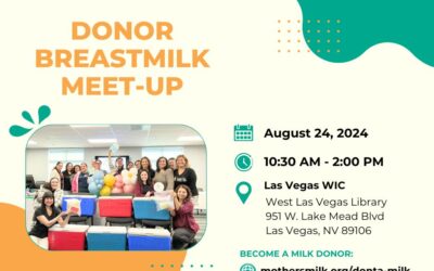 Las Vegas WIC Donor Breastmilk Meet-up on August 24, 2024