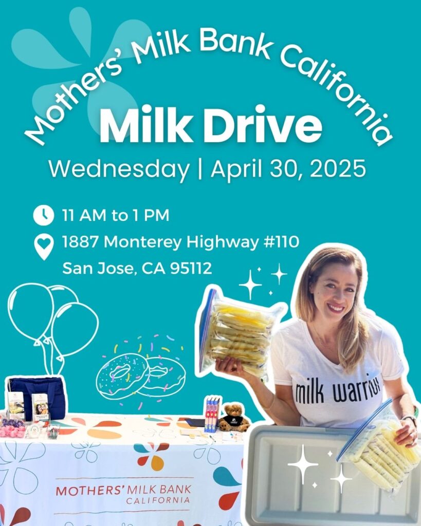 Mothers' Milk Bank California Milk Drive