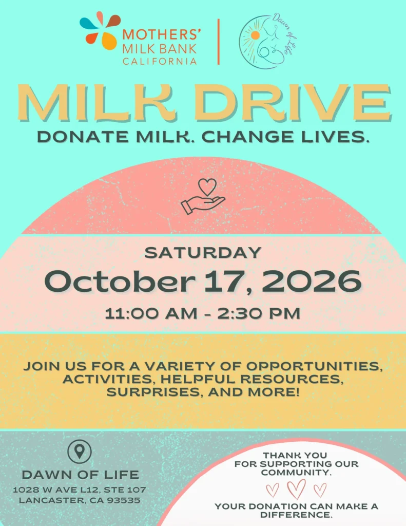 Antelope Valley Milk Drive — October 17, 2026